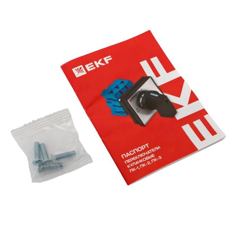 Переключатель кулачковый ПК-2-13 40А 3P «ВКЛ-ВЫКЛ» IP65 | pk-2-13-40-65 | EKF — миниатюра 9