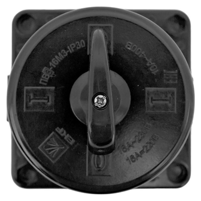 Пакетный выключатель ПВ 3-16 М3 кар. IP30 EKF PROxima | pv-3-16-2 | EKF — миниатюра 3