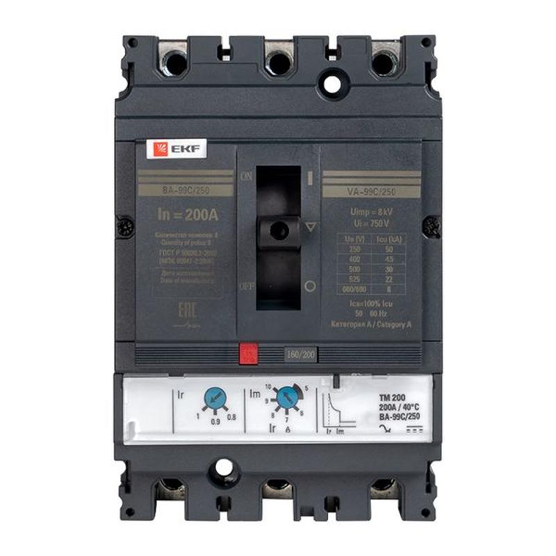 Выключатель автоматический ВА-99C (Compact NS) 250/200А 3P 45кА EKF PROxima | mccb99C-250-200 | EKF — миниатюра 7
