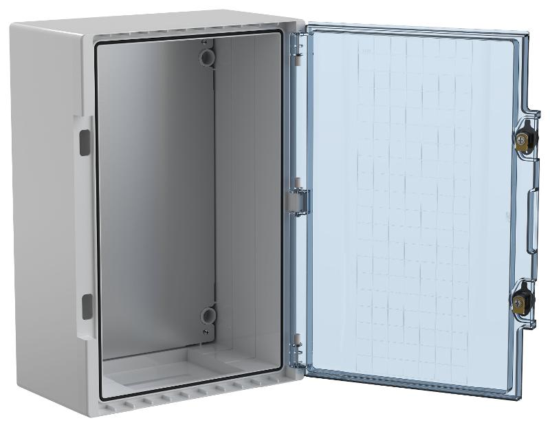 TETRA Корпус пластиковый ЩМПп 500х350х190мм прозрачная дверь IP66 | TR5-11-N-050-35-19-65 | IEK — миниатюра 2