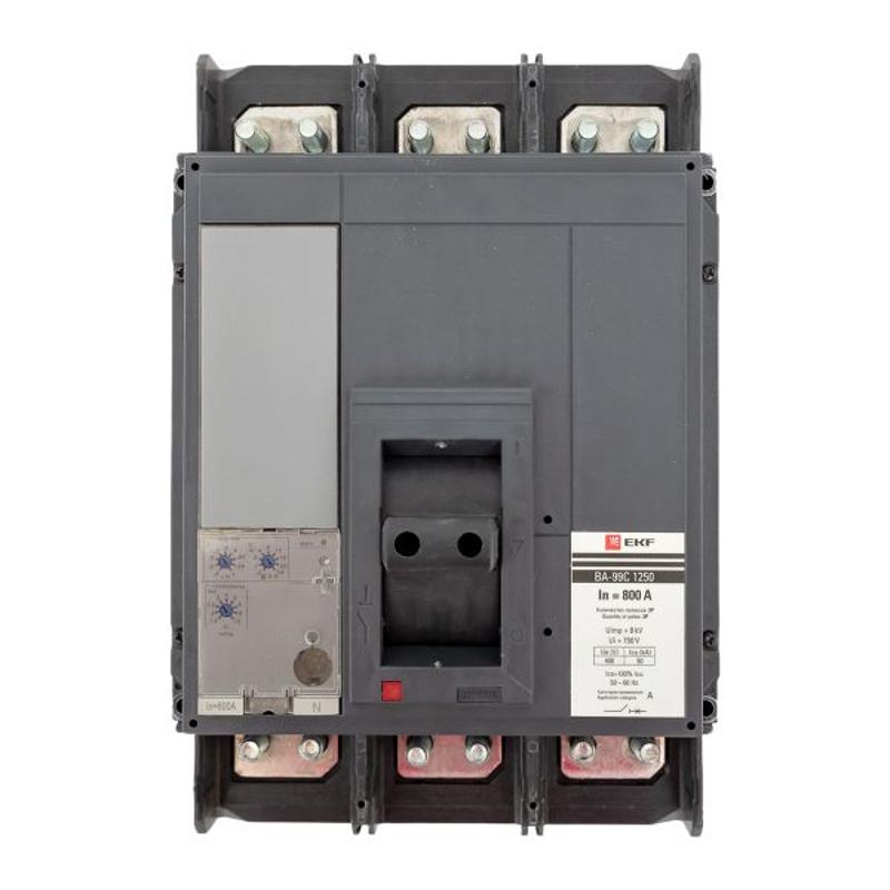 Выключатель автоматический ВА-99C (Compact NS) 1250/800А 3P 50кА PROxima | mccb99C-1250-800 | EKF — миниатюра 9