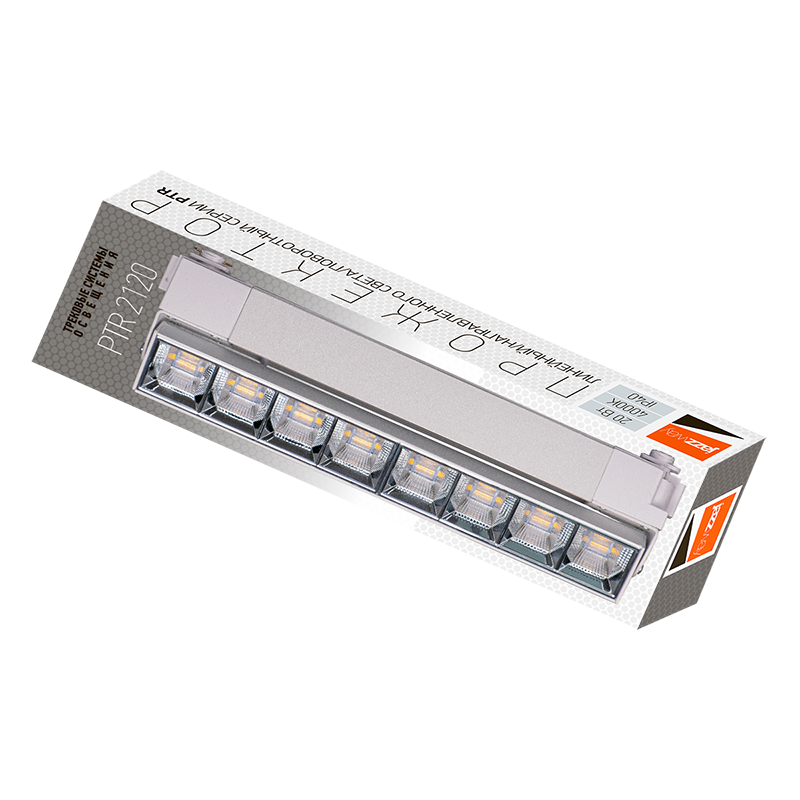 Светильник светодиодный трековый однофазный PTR 2120R 20w 4000K 60° WH (белый) 270мм IP40 | .5031586 | Jazzway — миниатюра 5