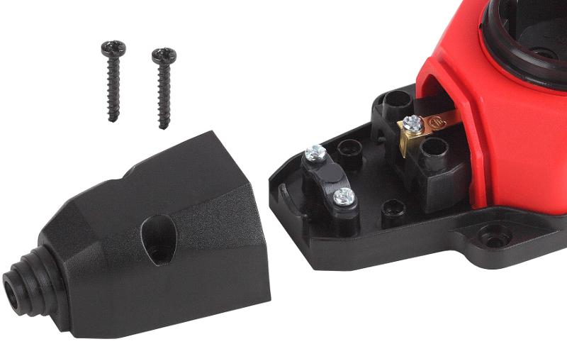 K-4e-RED-IP44 ЭРА Колодка каучуковая с/з 4гн 16A IP44 красная | Б0044553 | ЭРА — миниатюра 5