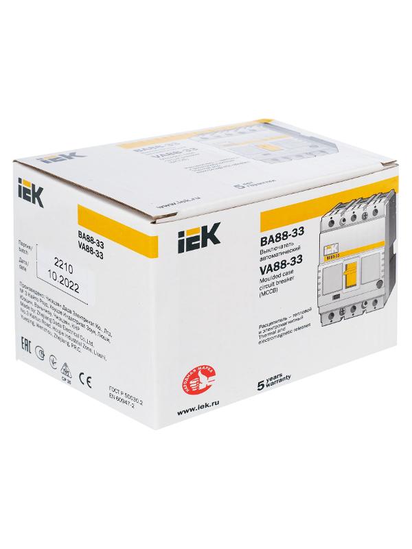 Авт. выкл. ВА88-33  3Р  160А  35кА   | SVA20-3-0160 | IEK — миниатюра 9