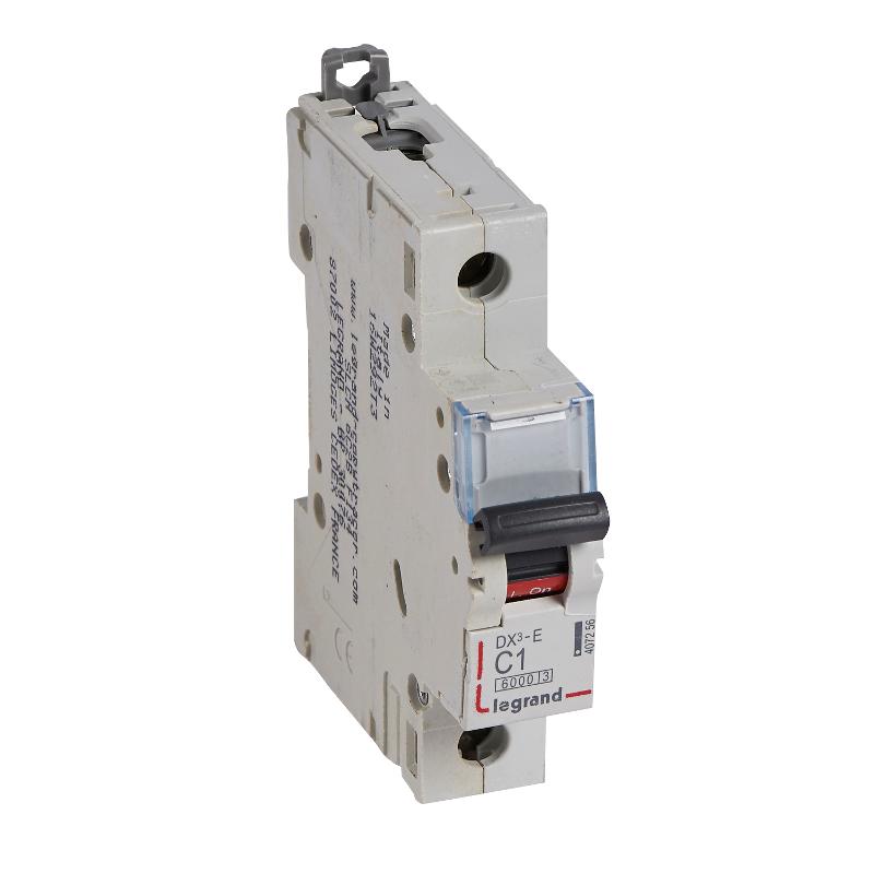 Выключатель автоматический  однополюсный DX3-E 6000 1А C 6кА | 407256 | Legrand — Legrand
