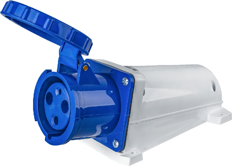 Розетка 14 300 NCA-SR133-63-220 стационарная наружная 63А 2P+PE IP54 |14300 |Navigator — Navigator