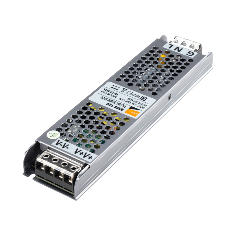 Драйвер для светодиодной ленты BSPS 12V16,50A=200W IP20 1г.гар. | .5024410 | Jazzway — Jazzway
