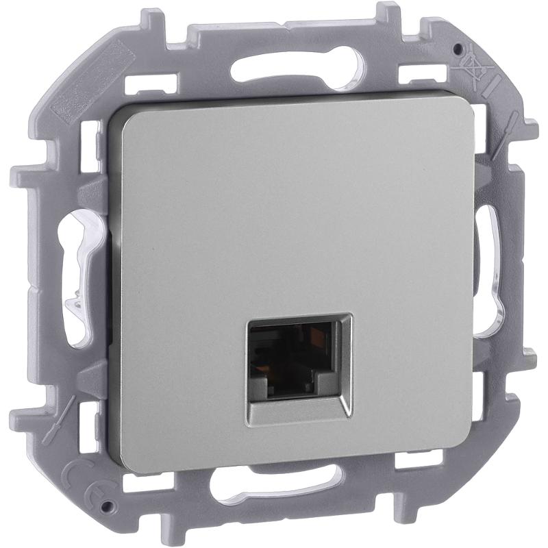 Inspiria Алюминий Розетка компьютерная RJ45 С/У категория 5e UTP — миниатюра 5
