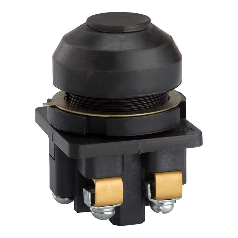 Выключатель кнопочный КЕ 081-У2-исп.2 ( черный) | 222863 | КЭАЗ — КЭАЗ (Курский электроаппаратный завод)