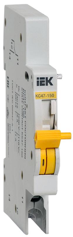 Контакт состояния КС47-150 на DIN-рейку для ВА47-150 | MVA50D-KS-1 | IEK — IEK (ИЭК)