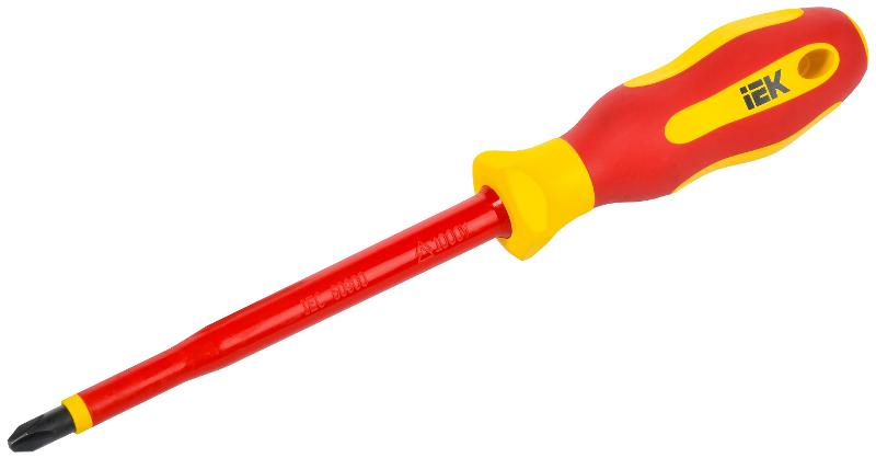  Отвертка диэлектрическая PH3х150 Т2 ARMA2L 5 | A2L5-SC30-T2-PH-30-150 | IEK — фото 1 | Sento
