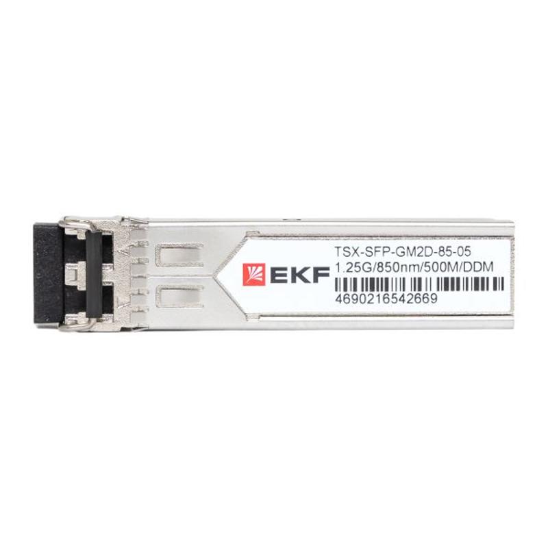 SFP модуль 1,25 Гбит двойное многомодовое оптоволокно 850нм дальность 500м TSX |TSX-SFP-GM2D-85-05|EKF — миниатюра 9
