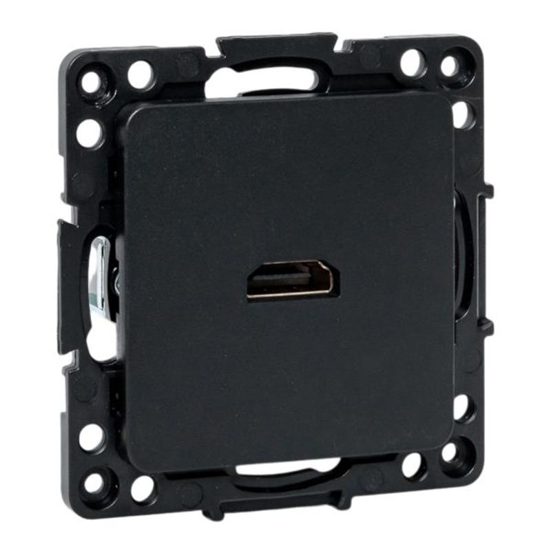 Стокгольм Механизм розетки HDMI черный | EZA00-327-10 | EKF — EKF