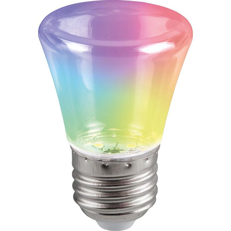Лампа светодиодная LB-372 (1W) 230V E27 RGB Колокольчик для белт лайта прозрачный плавная смена цвета | 38134 | Feron — миниатюра 2