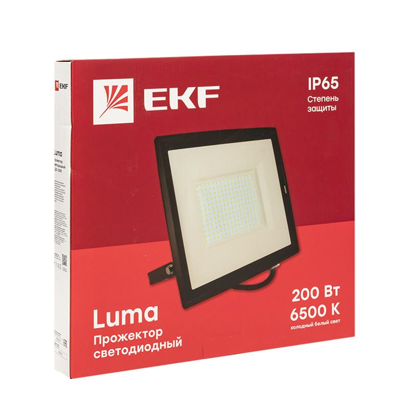 Прожектор светодиодный СДО-3008 200Вт 6500К IP65 EKF Basic | FLL-3008-200-6500 | EKF — миниатюра 2