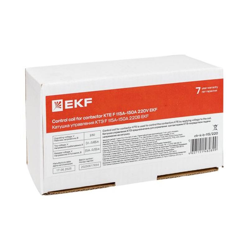 Катушка управления КТЭ F 115А-150А 220В EKF PROxima | ctr-k-b-115/220 | EKF — миниатюра 36