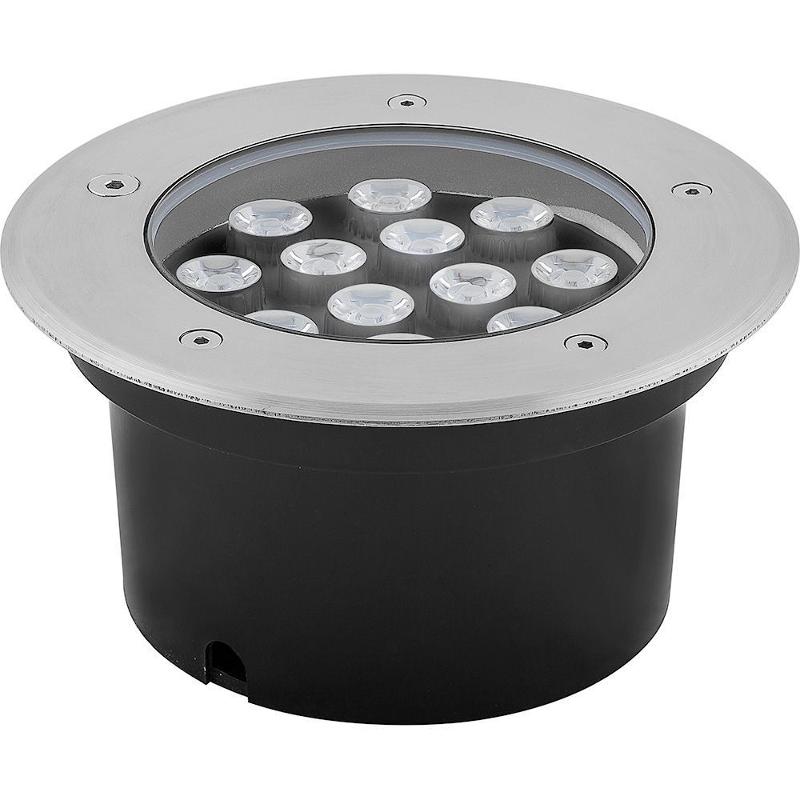 SP4114 Светильник тротуарный,12LED теплый белый,12W,180*H85mm,вн.диаметр:130mm,IP67 | 32021 | FERON — Feron