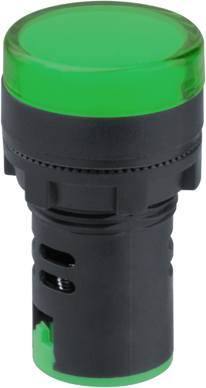 Лампа индикаторная Navigator 82 800 NBI-I-AD22-230-G зеленая d22мм 230В AC/DC | 82800 |  Navigator — Navigator