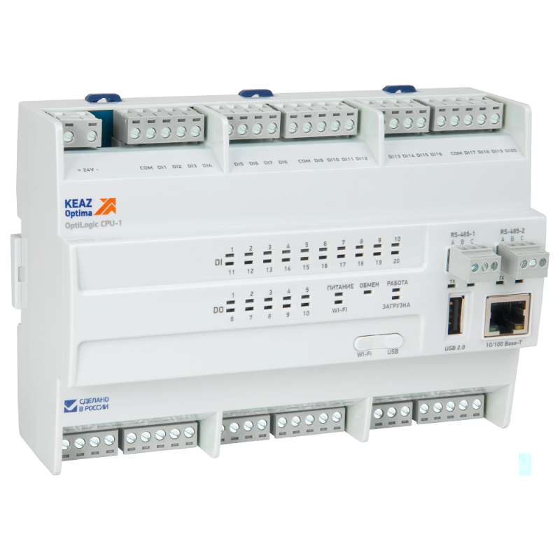 Модуль процессорный OptiLogic L-CPU-1-M| 293070 | КЭАЗ — КЭАЗ (Курский электроаппаратный завод)
