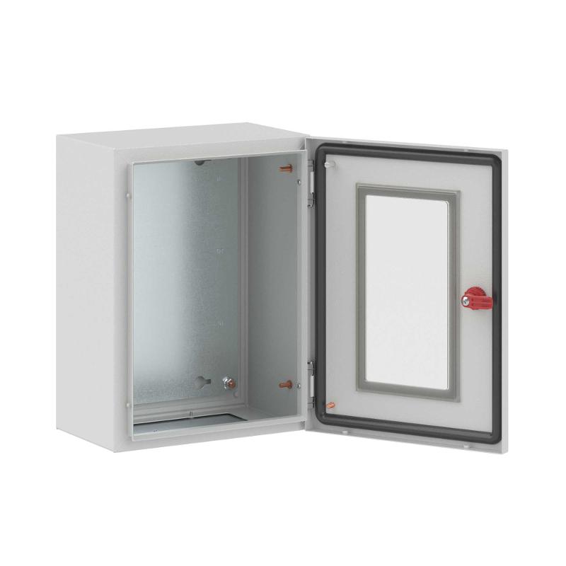Корпус сварной навесной ST с прозрачной дверью и М/П ВхШхГ  400 x 300 x 200 | R5STX0432 | DKC — миниатюра 4