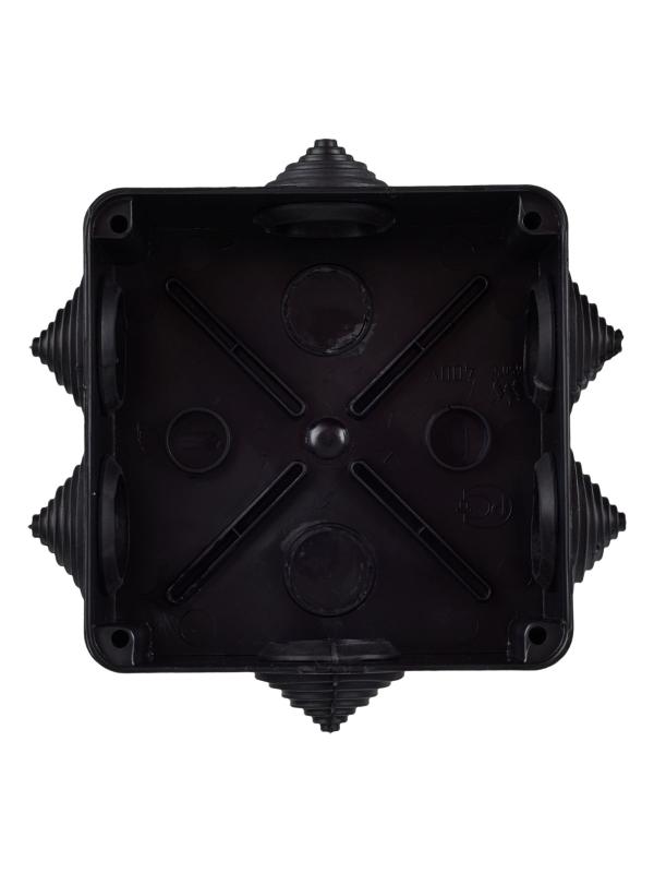 Коробка расп. КМ41234 100х100х50мм IP55 6 вв. черная | UKO11-100-100-050-K02-55 | IEK — миниатюра 2