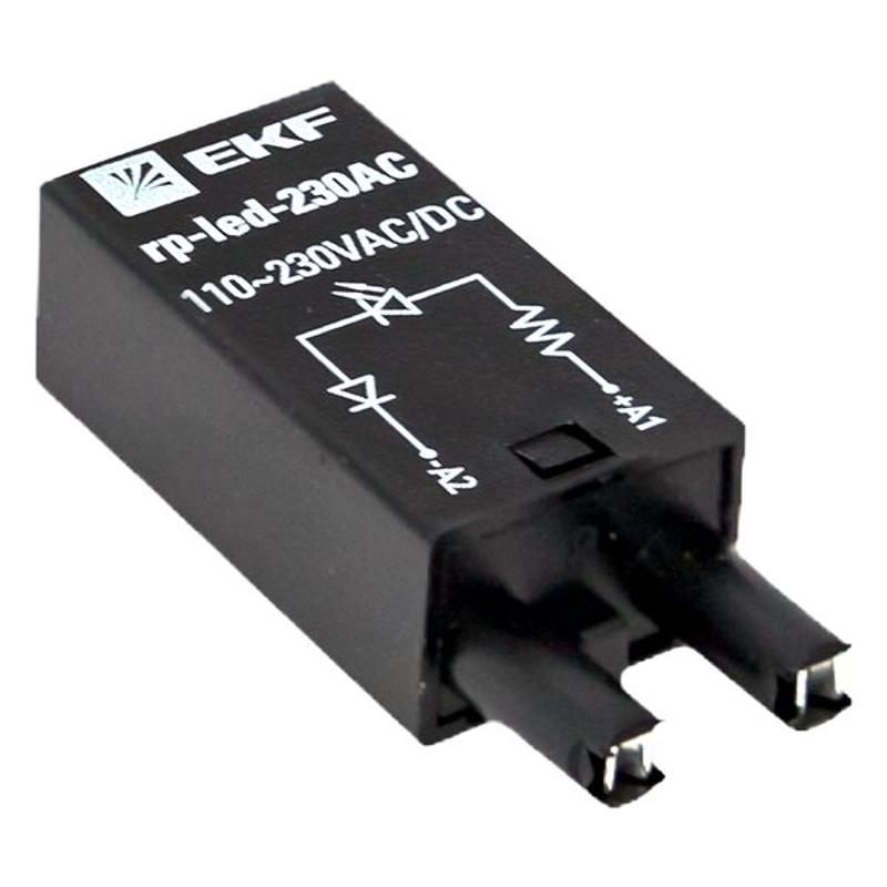 Модуль светодиодный 230 VAC для промежуточных реле RP EKF AVERES | rp-led-230AC | EKF — миниатюра 14