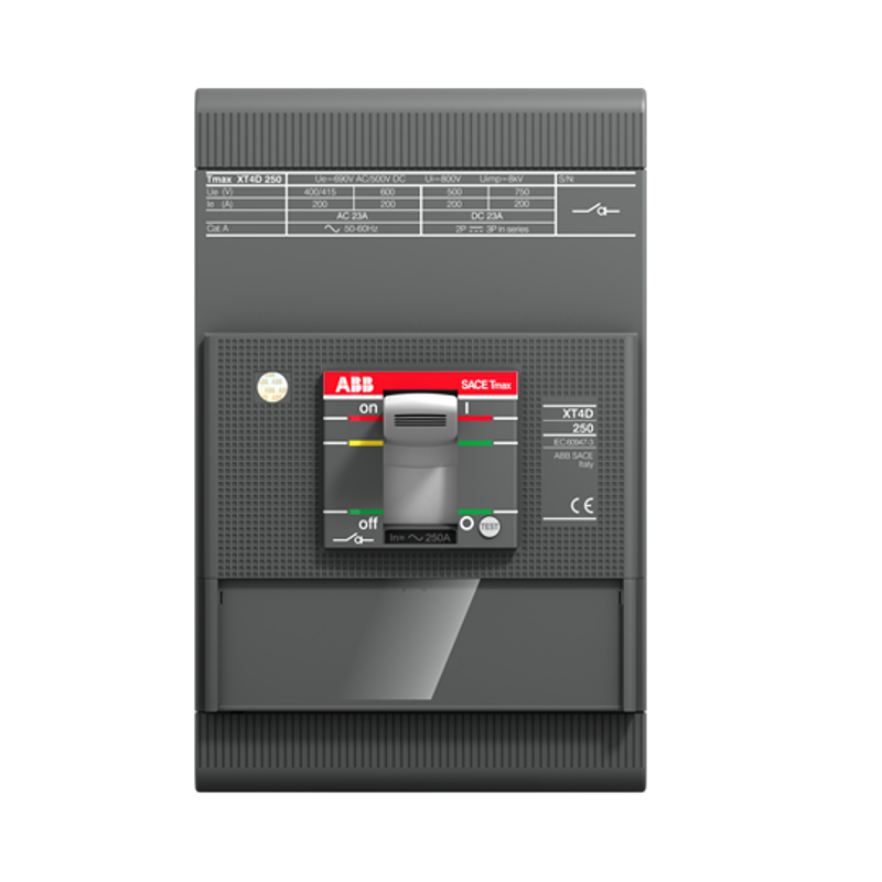 Выключатель-разъединитель XT4D 250 3p F F | 1SDA068212R1 | ABB — ABB