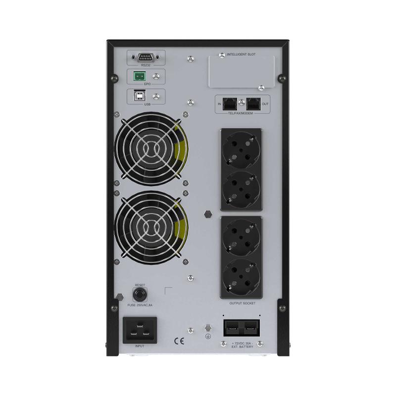 Онлайн ИБП, Small Tower, 2000VA/1800W, 4xSchuko, USB, без АКБ | SMALLT2A0PS | DKC — миниатюра 4