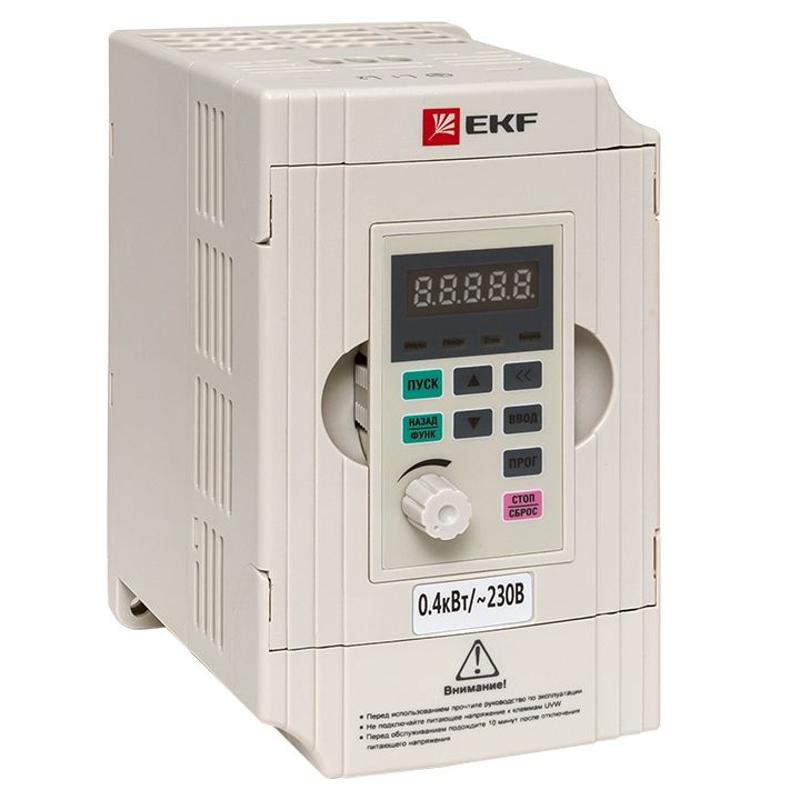 Преобразователь частоты 0,4/0,75кВт 1х230В VECTOR-100 EKF PROxima | VT100-0R4-1B | EKF — EKF