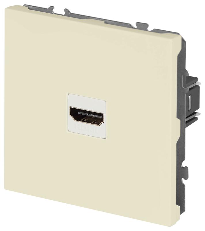 Розетка Galaxy 15-3114-02 HDMI IP20 слоновая кость | Б0070795 | ЭРА — миниатюра 3