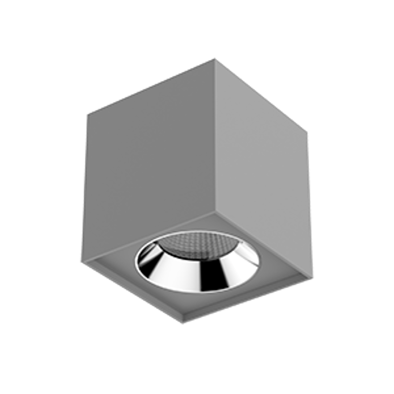 Светильник светодиодный DL-02 Cube накладной 150*160 36W 4000K 35° RAL7045 серый муар | V1-R0-H0360-20000-2003640 | VARTON — VARTON