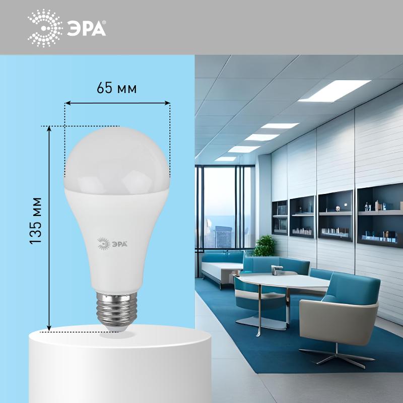 Лампа светодиодная LED 21Вт E27 6000К СТАНДАРТ груша | Б0035333 | ЭРА — миниатюра 5