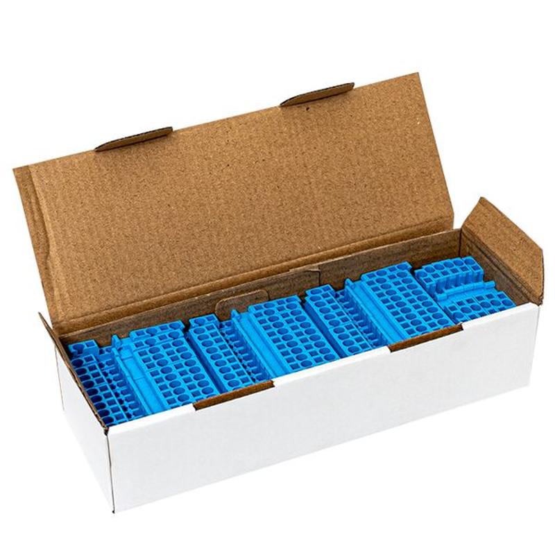 Колодка клеммная пружинная JXB-ST-2.5 28А 3 вывода синяя EKF | plc-jxb-st-2.5-3-blue | EKF — миниатюра 11