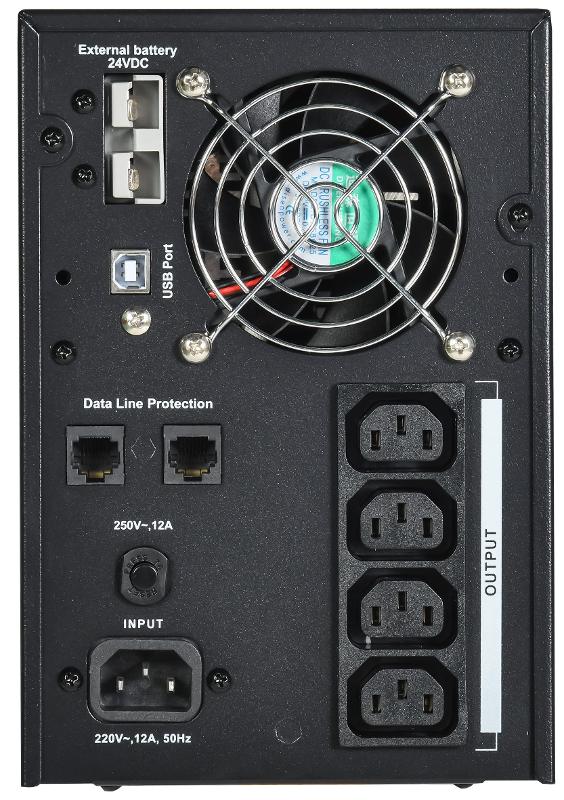 ITK ELECTRA LT ИБП 1,5кВА/1,2кВт без АКБ USB | ELT-1500VA-1-L | ITK — миниатюра 4