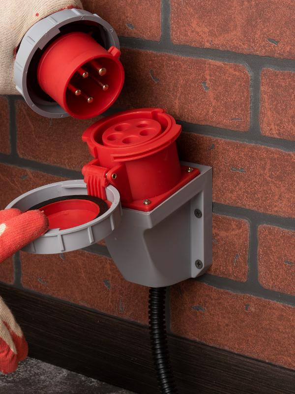 Розетка стационарная наружная 1252 3Р+РЕ+N 32А 380В IP67 EKF PROxima | ps-1252-32-380 | EKF — миниатюра 5