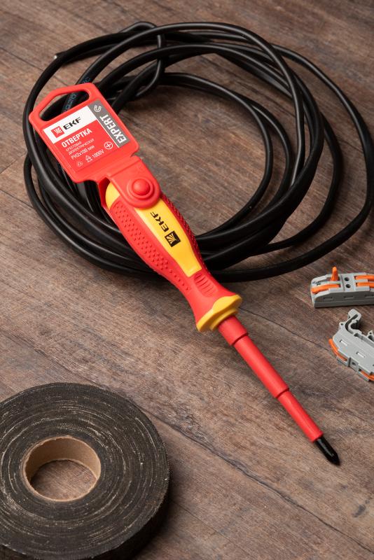 Отвертка Expert PH2x100 мм 1000В EKF PROxima|ph-2-100-exp-in|EKF — миниатюра 8
