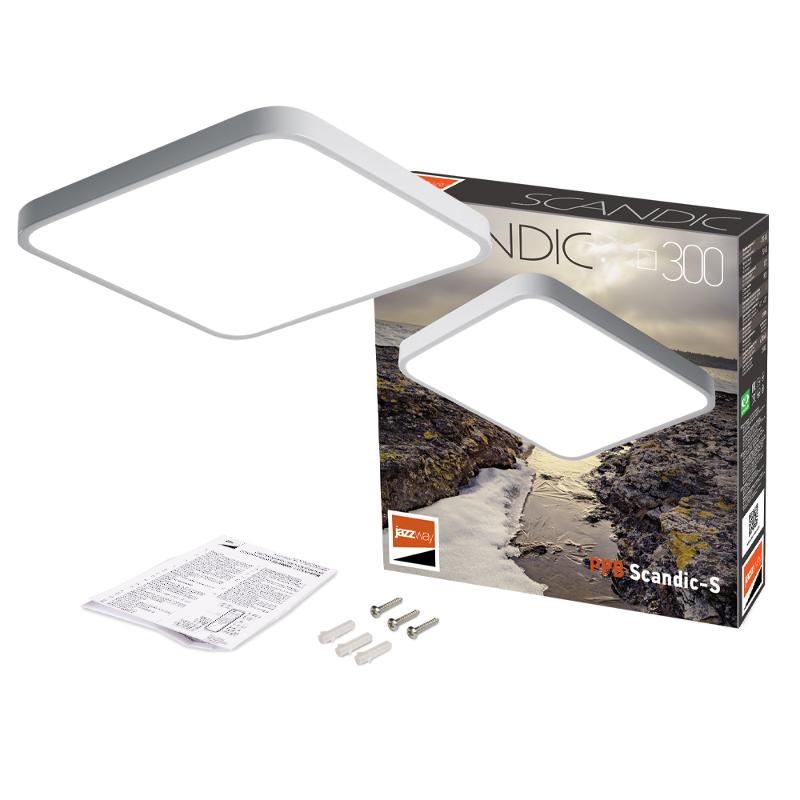 Светильник светодиодный бытовой PPB Sсandic-S 36w 4000K WH IP20 330*330*50 | .5037175 | JAZZWAY — миниатюра 6