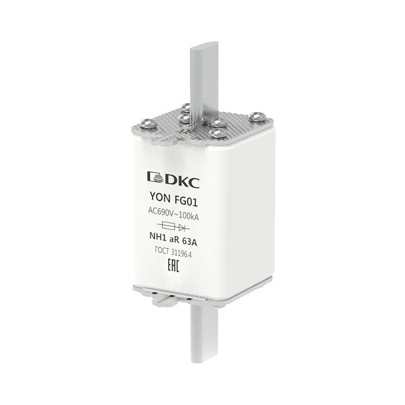 Предохранитель YON ножевого типа FG1 63А 690V характеристика aR | 1FG01-0063-690V-AR | DKC — DKC (ДКС)