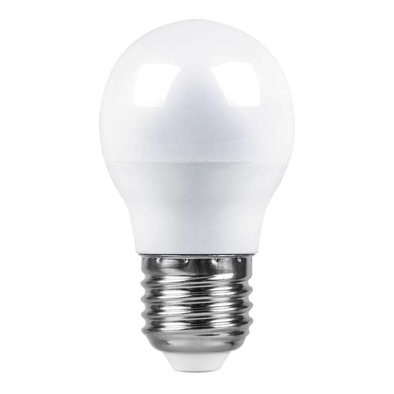 Лампа светодиодная LB-95 (7W) 230V E27 4000K G45 | 25482 | FERON — миниатюра 2