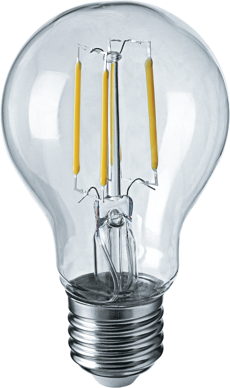 Лампа светодиодная LED 6Вт Е27 230В 2700К NLL-F-A60-6-230-2.7K-E27 грушевидная прозрачная | 71305 | Navigator — фото 1 | Sento