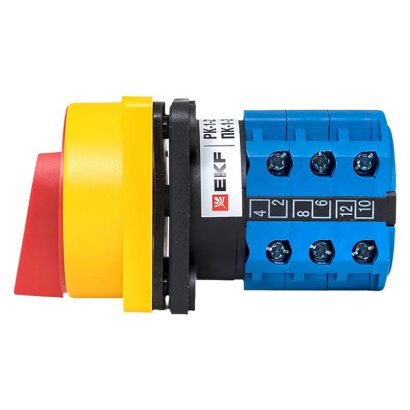 Переключатель кулачковый ПК-1-23 10А 3P "1-0-2" с блокировкой IP65  PROxima |pk-1-23-10-a65| EKF — миниатюра 15