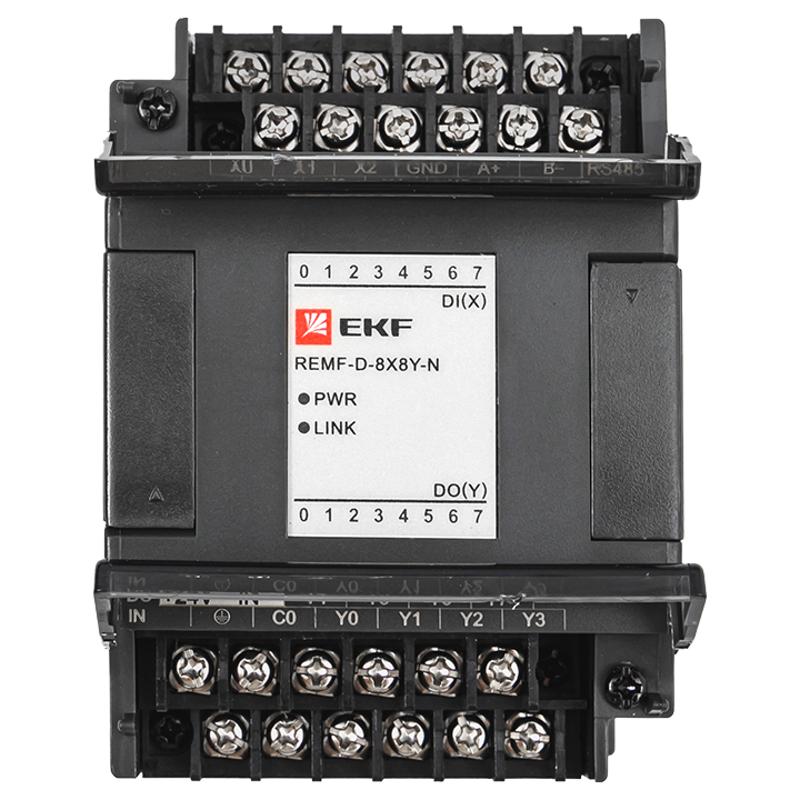 Модуль дискретного в/в REMF 8/8 N PRO-Logic | REMF-D-8X8Y-N | EKF — миниатюра 8