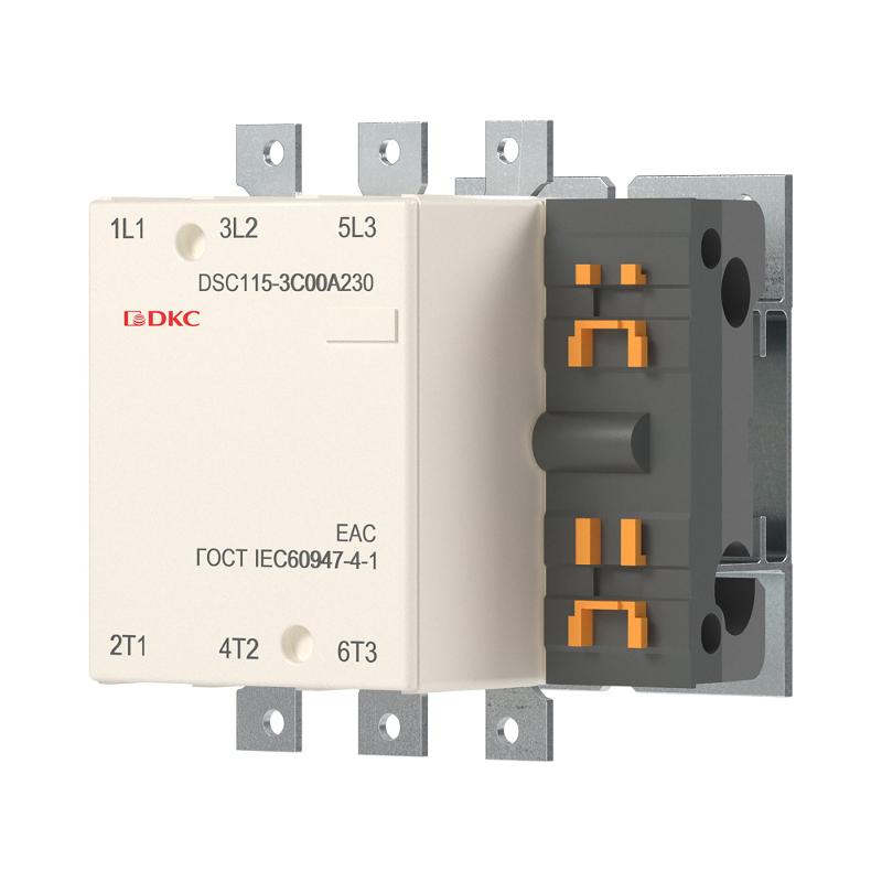 Магнитный контактор DSC115-3C00A230115А 55кВт (AC3) кат 220В AC | DSC115-3C00A230 | DKC — миниатюра 5