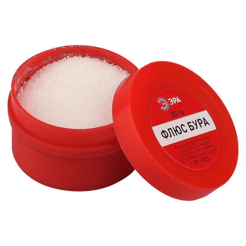 Флюс PL-F03 Бура 20 грамм | Б0052565 | ЭРА — миниатюра 1