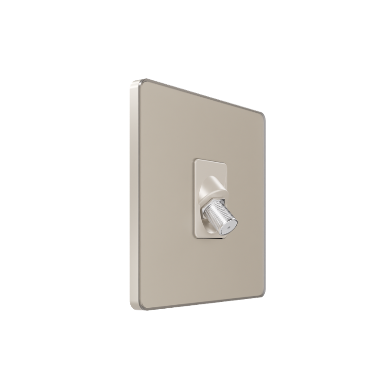 Systeme Infinity, Розетка телевизионная С/У TV/FM/SAT 5-2400MГц, Песчаный берег — Systeme Electric