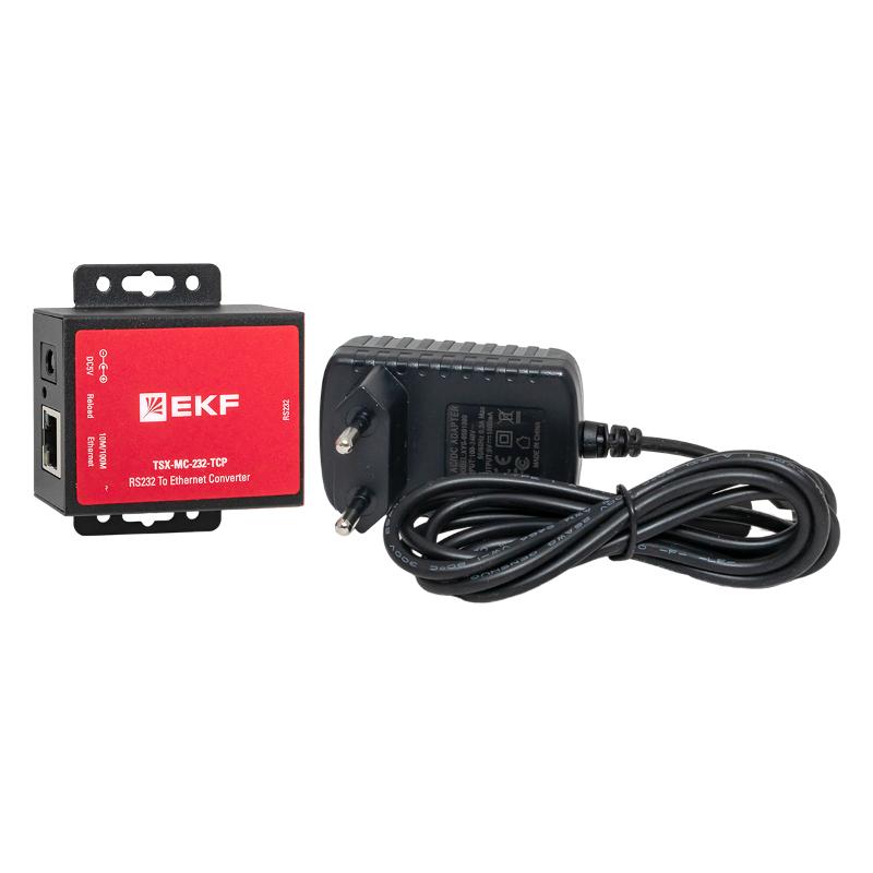 1-портовый преобразователь RS-232 в Ethernet, , MC-232-TCP TSX |TSX-MC-232-TCP|EKF — миниатюра 3