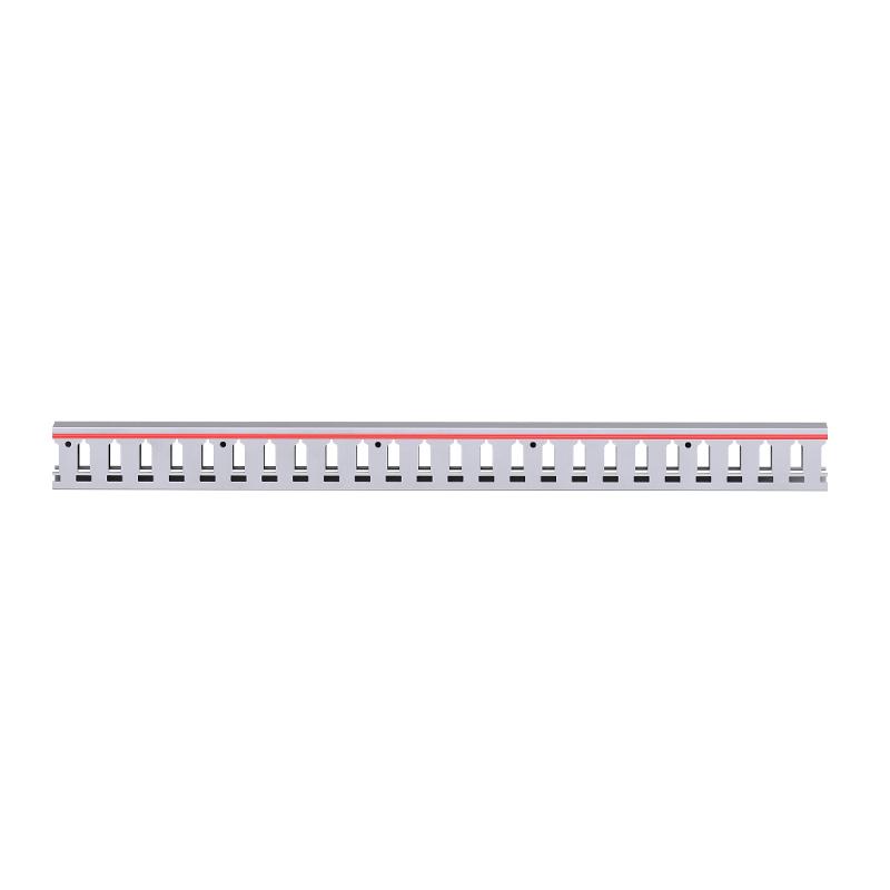 Короб перфорированный, серый RL12 25x40 (ШхВ) зуб - 12мм, паз -8мм  | 00128RL |  DKC — миниатюра 2
