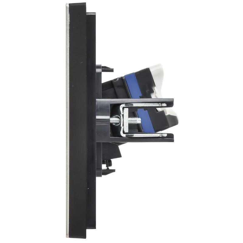 FORTE&PIANO Розетка комп. RJ45 кат.6 FP631M металл шампань  | FP-K10-2-M-K37 | IEK — миниатюра 4