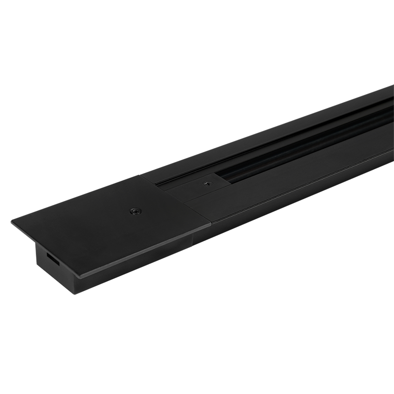 Шинопровод осветительный чёрный 2м (встраиваемый) PTR/R 2M-BL | .5031623 | Jazzway — миниатюра 1