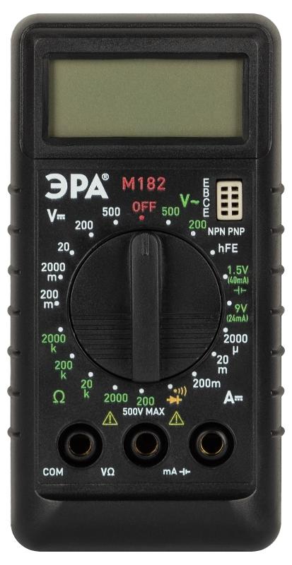 Мультиметр цифровой  модель M182  | Б0055799 | ЭРА — миниатюра 3